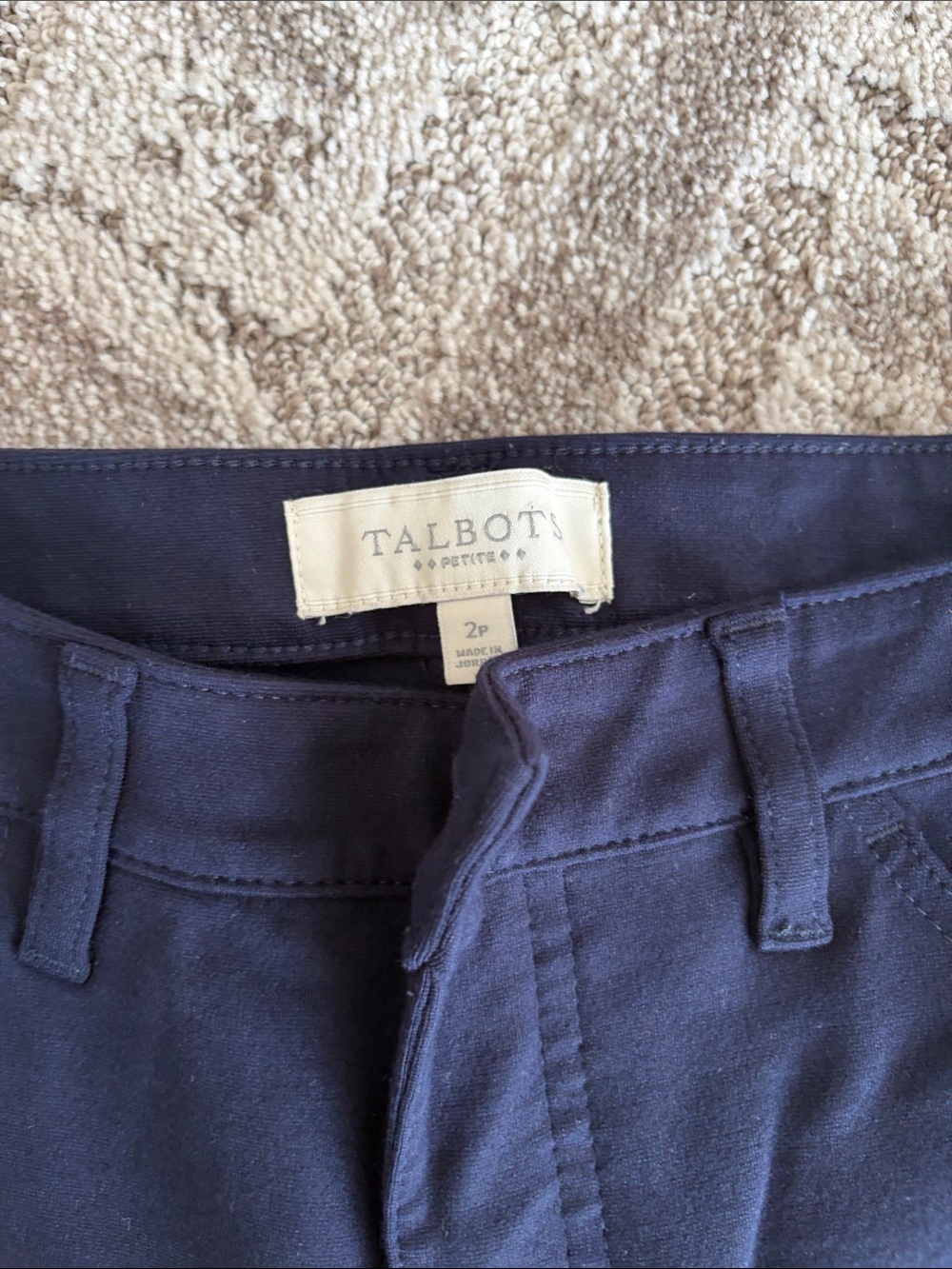 Talbots Navy High-Rise Women’s Jeans - Petite